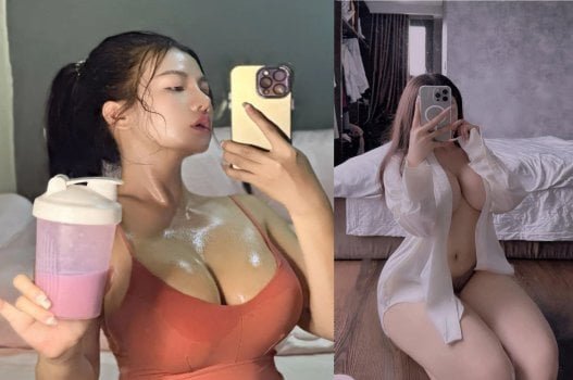 Bạn nữ gymer gợi cảm toả sáng trong phút giây thân mật