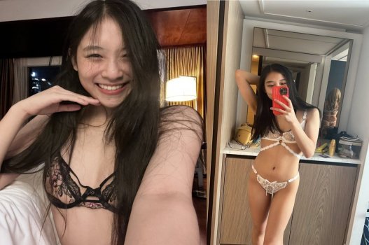 Minh Anh rạng rỡ nụ cười khi được đẩy lên đỉnh